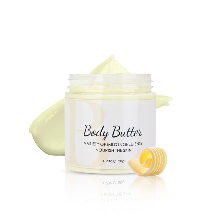 Private Label Luxury Vendor Pure Vegan Natural Organic Moisturizing Tightening Whitening Shea Whipped Body Butter Cream