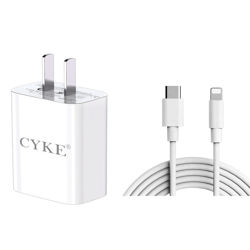 CYKE 18 Вт с разъемом USB TYPE-C зарядное устройство 5V3A 9V2A 12V1.5A PD FCC, аддитивного цветового пространства (Сертификация CE Стандарта ЕС, США, Великобритании Plug быстрая зарядка USB зарядное устройство