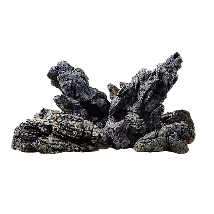 Ландшафтное украшение для аквариума, натуральный дракон, камень Seiryu Rock для аквариума