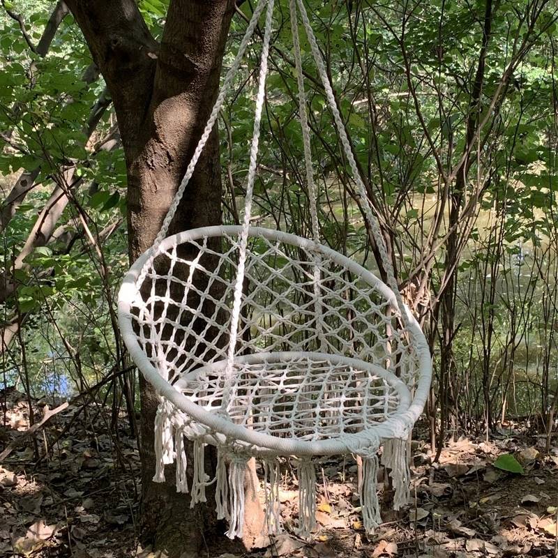 Garden Hanging Hammock Indoor Swing Furniture Macrame Swing Chair