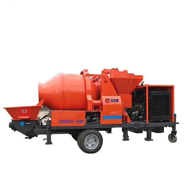 Manufacturer Supply Building Construction diesel C3 40m3/h Mobile Concrete Mixer Pump