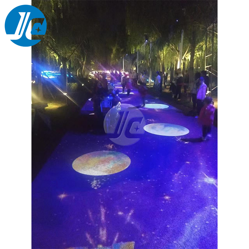 Outdoor Holographic Interactive Projection System Digital Holographic Floor Projection Projector