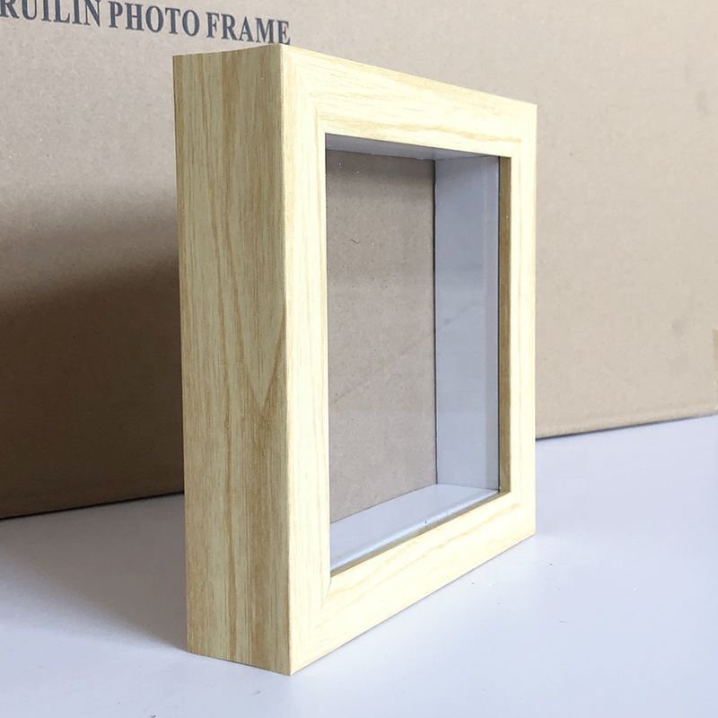 Легкие полистироловые оправы PS 8x8 white оптом 3D deep shadow box