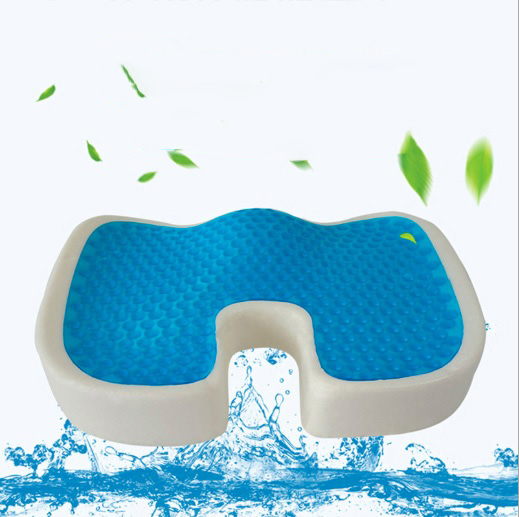 Gel Enhanced Seat Cushion Gel & Memory Foam Coccyx Cushion for Tailbone Pain Office Chair Car Cushion Sciatica & Back Pain Relie