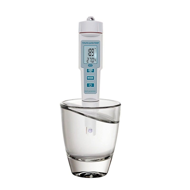 Pen Type 4 in 1 Water Quality Tester Digital PH EC TDS Meter