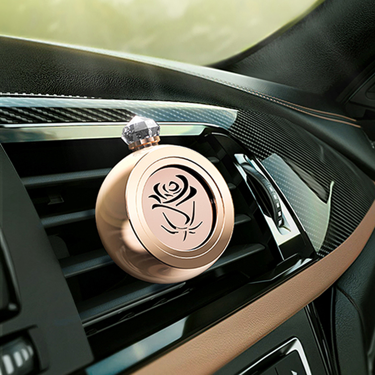 SCENTA Custom Logo Fragrance Oil Perfume Car Freshener Certified OEM Automatic Aluminium Luxury Car Air Freshener Supplier