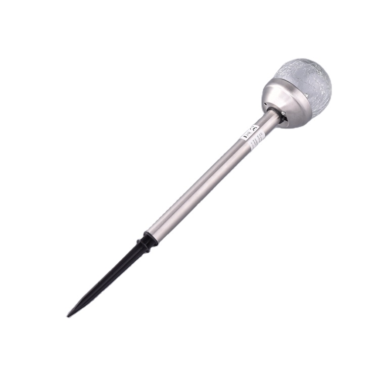 Stainless Steel Glass Ip65 Solar Ground Lights Outdoor Led Solar Lawn Light Garden