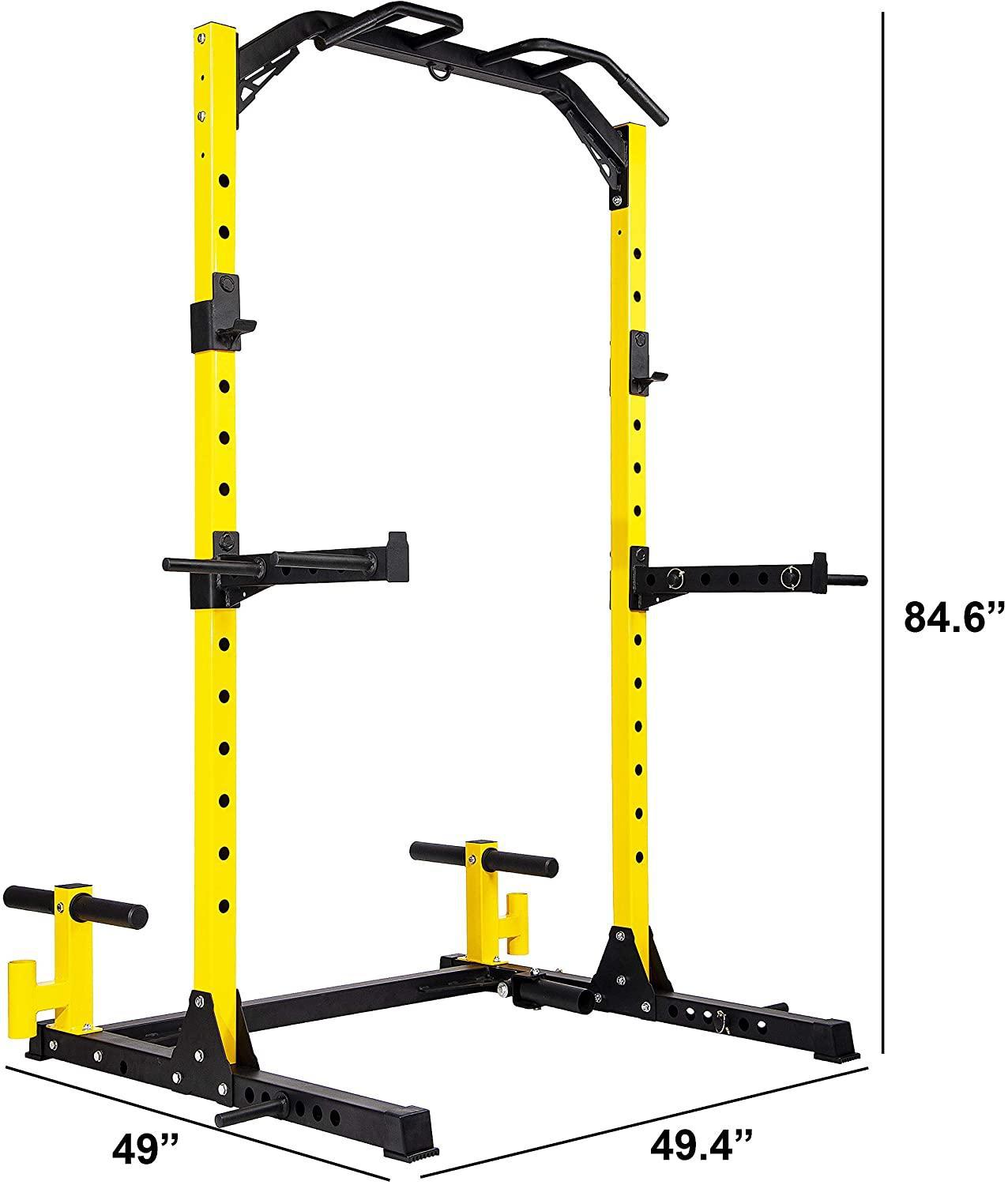 Rising Commercial Rack Fitness Gym Equipment Multifunctional Half Squat Rack