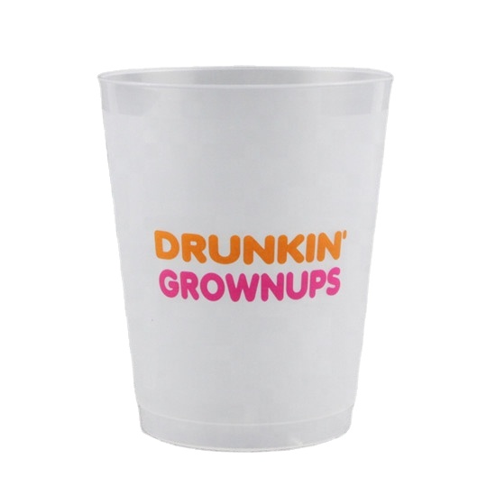 16oz Drunkin взрослые матовые пластиковые стаканчики