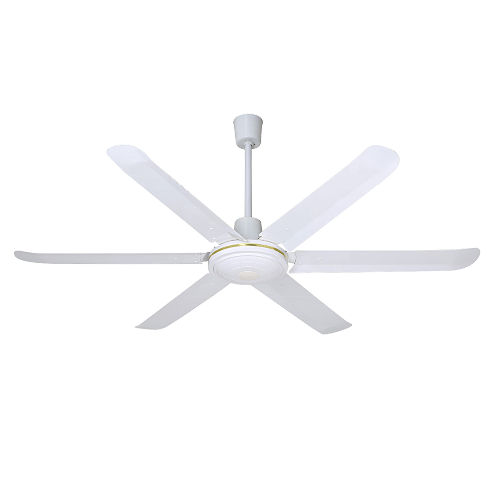 Foshan Factory 56inch 6 blade warehouse Household Modern Five Metal Blades Safty garage Ceiling Fan