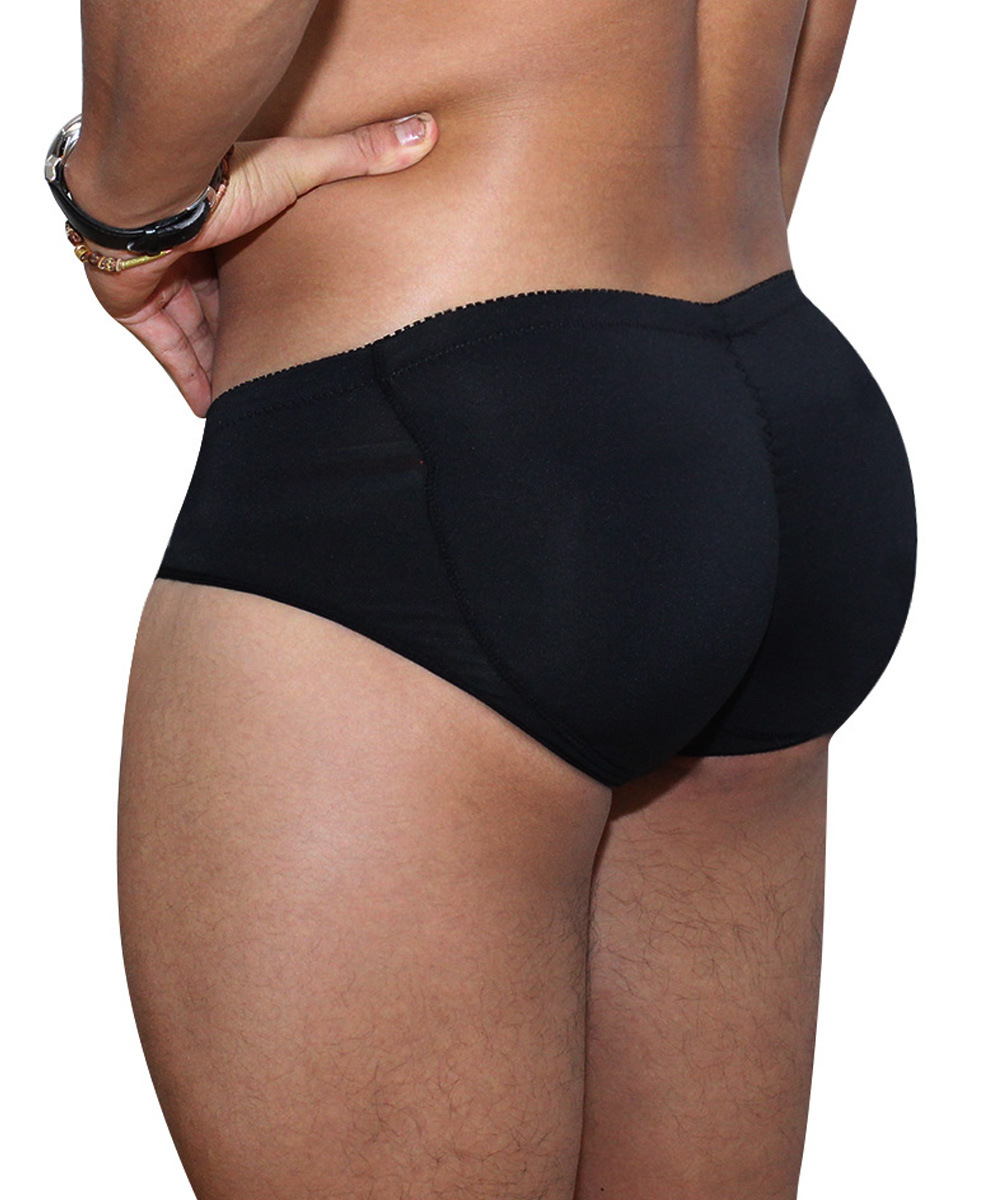 Подтягивающее ягодицы для мужчин нижнее белье для похудения Body Shaper большие бедра проложенные сиденья трусики