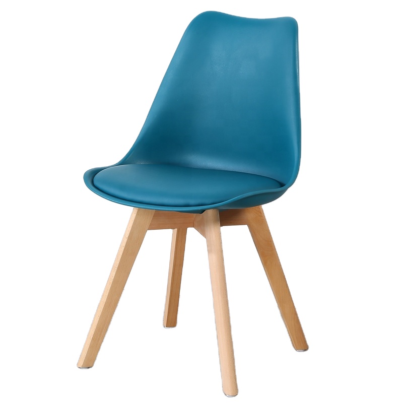 Nordic Modern Restaurant Cream Pu Leather Upholstered Colored Luxury White Plastic Dining Chairs For Home Living Room