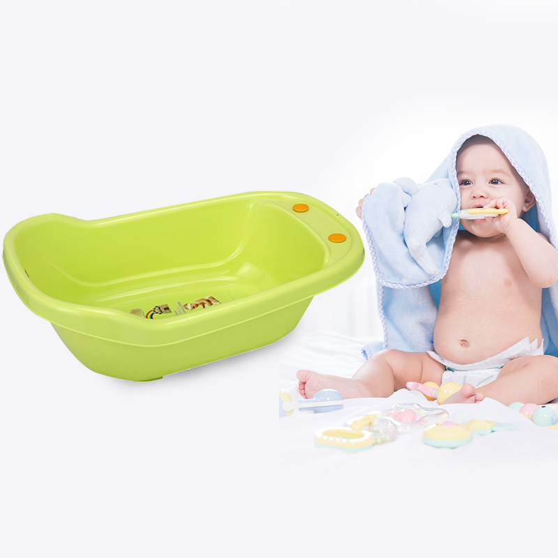 Light green big size baby bathing tubs seats bathtub pp plastic for babies