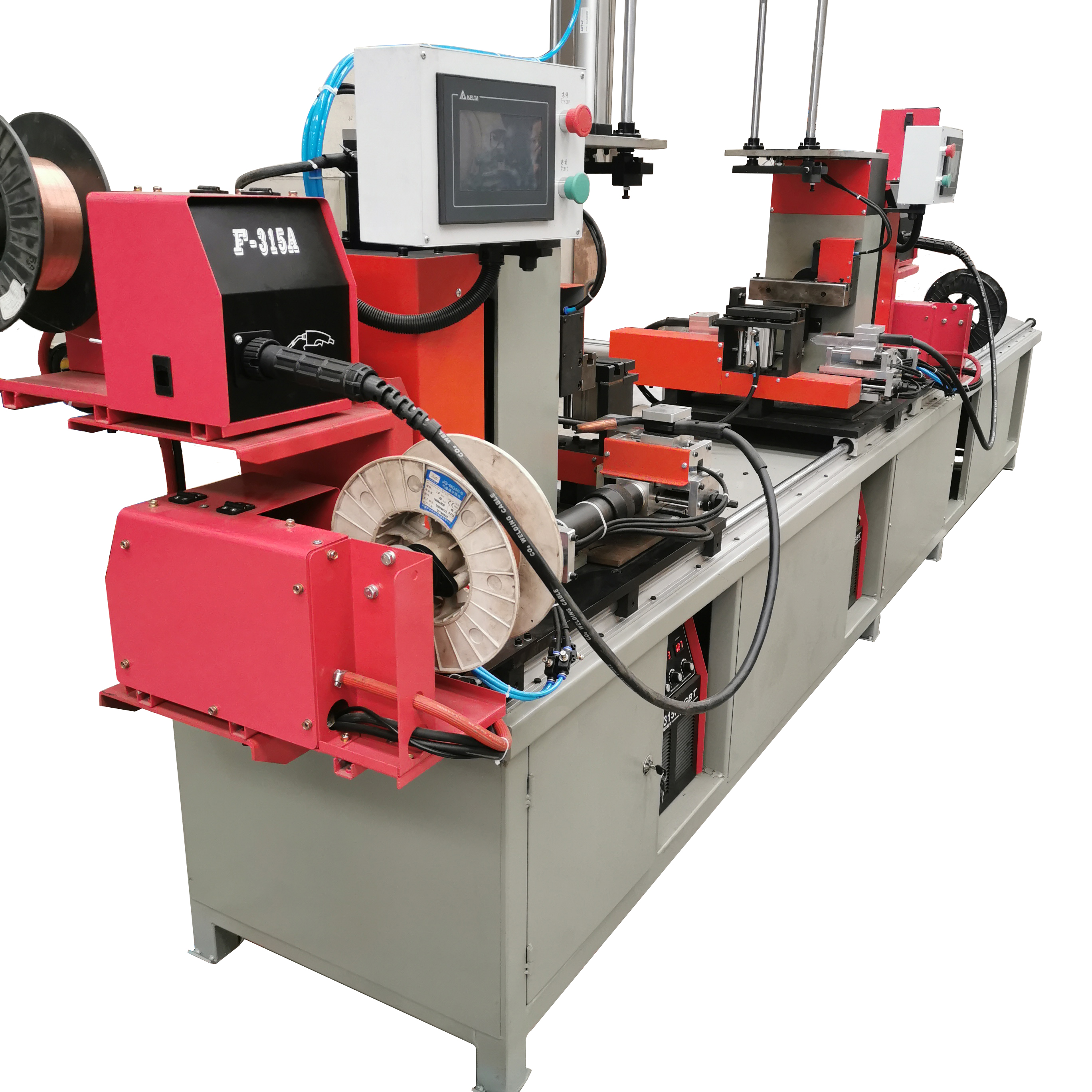 PLC Control 6 Sides Upright Beam Welding Machine
