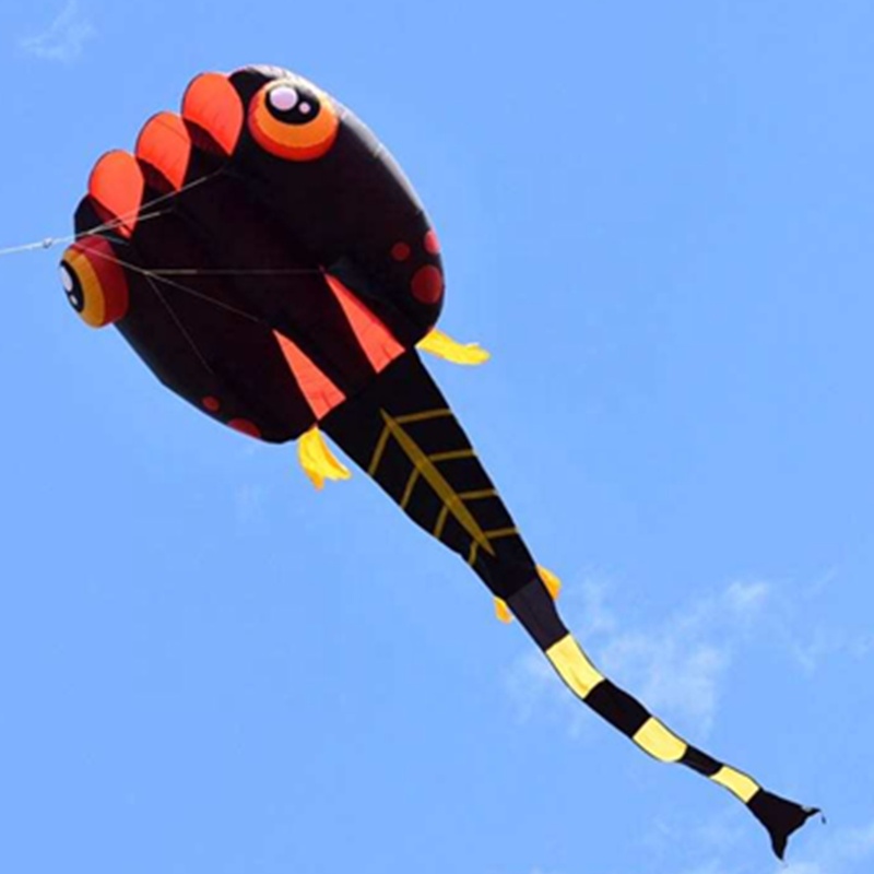 professional kite manufacturer 3D inflatable tadpole kite 3D animal kite cometa