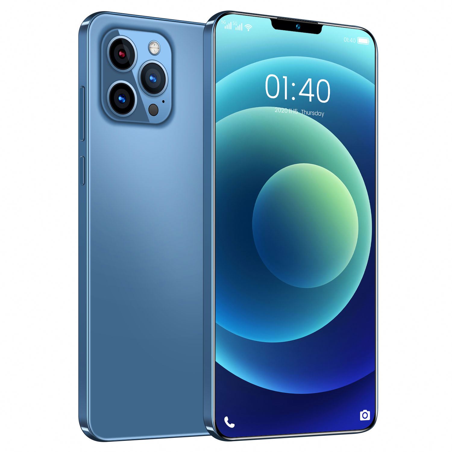 i12 Pro Max + 6.7 inch 12GB + 512GB Android smartphone 10 core 5G LET phone 3 camera face ID unlock mobile phone