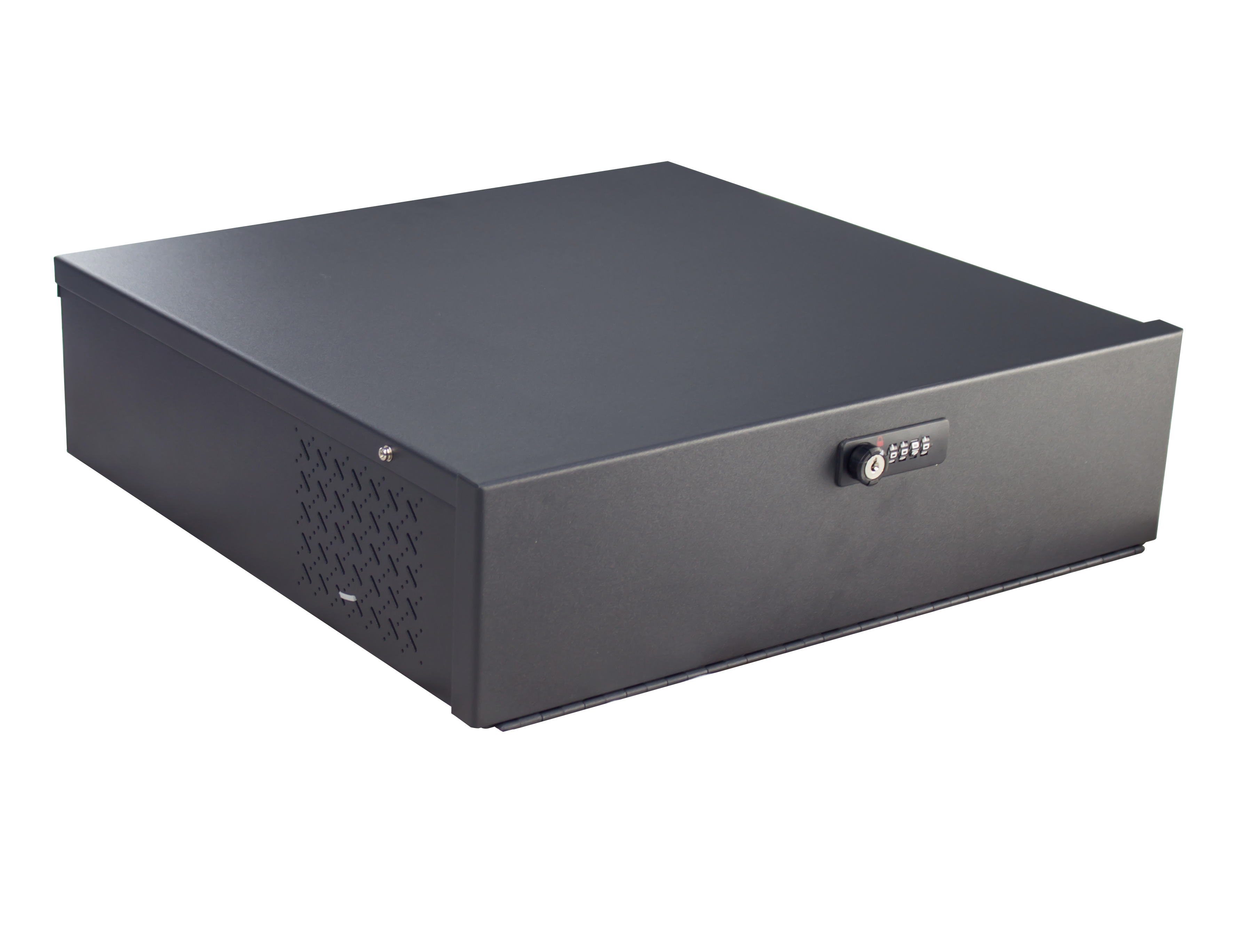 Водонепроницаемый стальной материал CCTV DVR замок Коробка с вентилятором