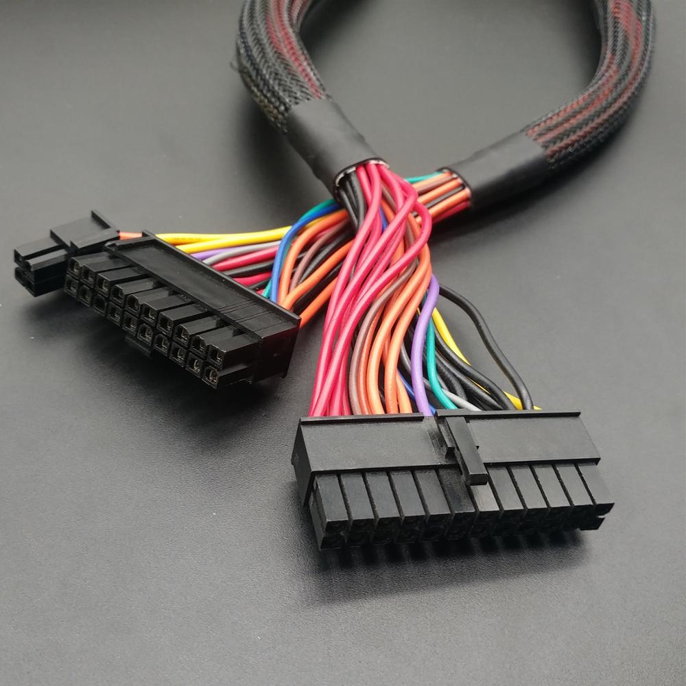 Molex 24 pin папа мама мини-Fit Jr atx 24 pin втулка кабель в сборе соединители проводка жгут проводов