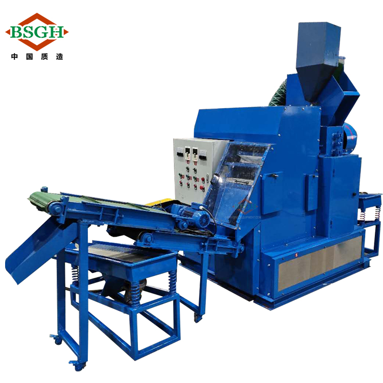 Cheap Price Mini Copper Chopper Scrap Cable Granulator Air Separator Recycling Machine From BSGH