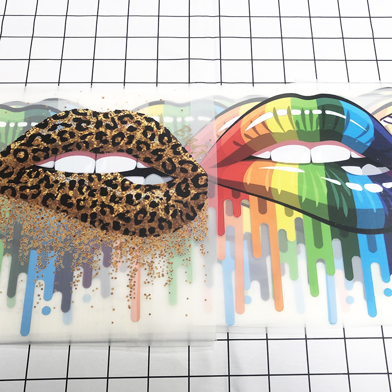 Factory wholesale custom designs diy hot peel film sheets bags stickers logo plastisol digital dtf transfers ready to press