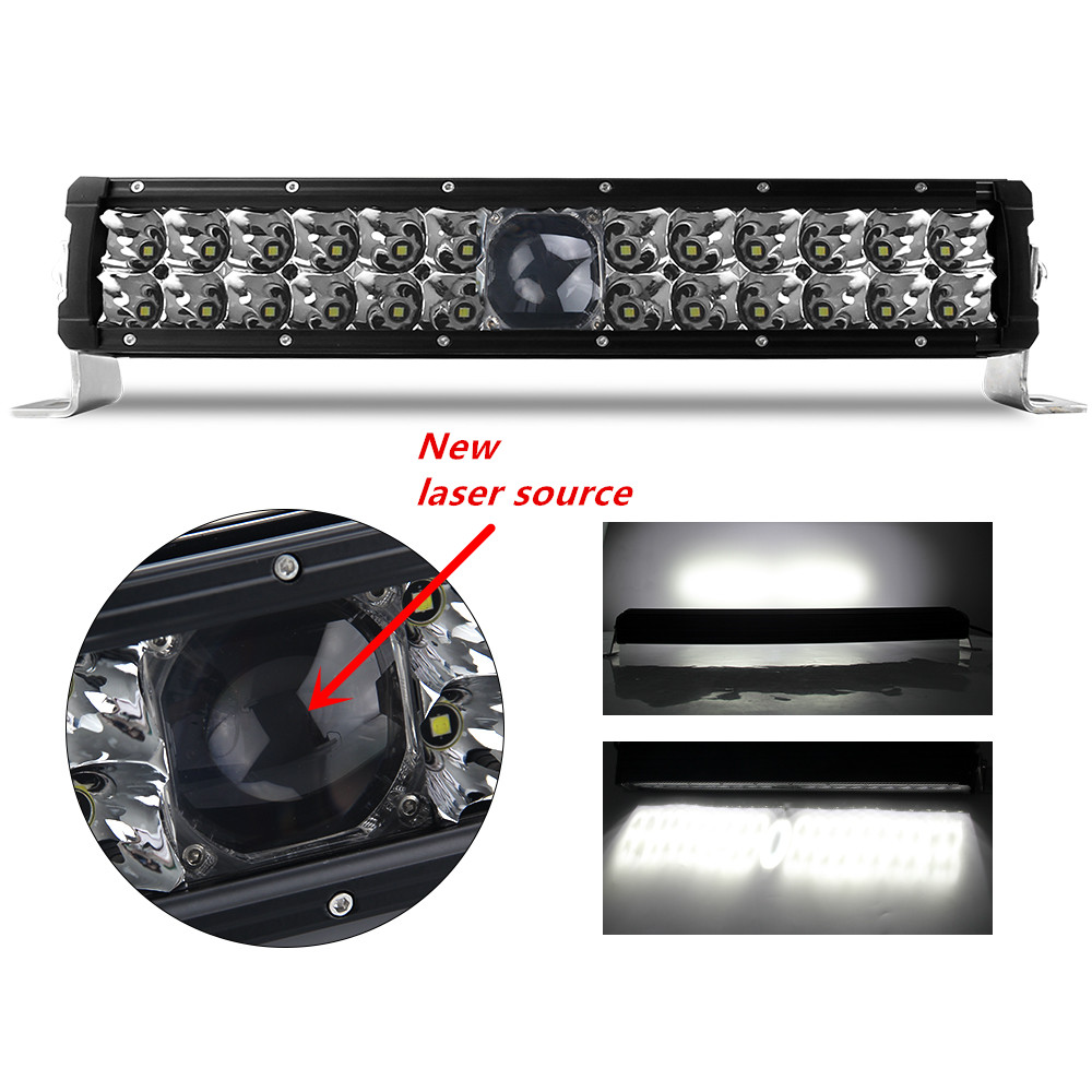 2020 супер яркий 2 ряда lux @ 2000m barra led 4x4 внедорожник Лазерная Светодиодная панель для грузовика 22 дюйма Лазерная светодиодная световая балка