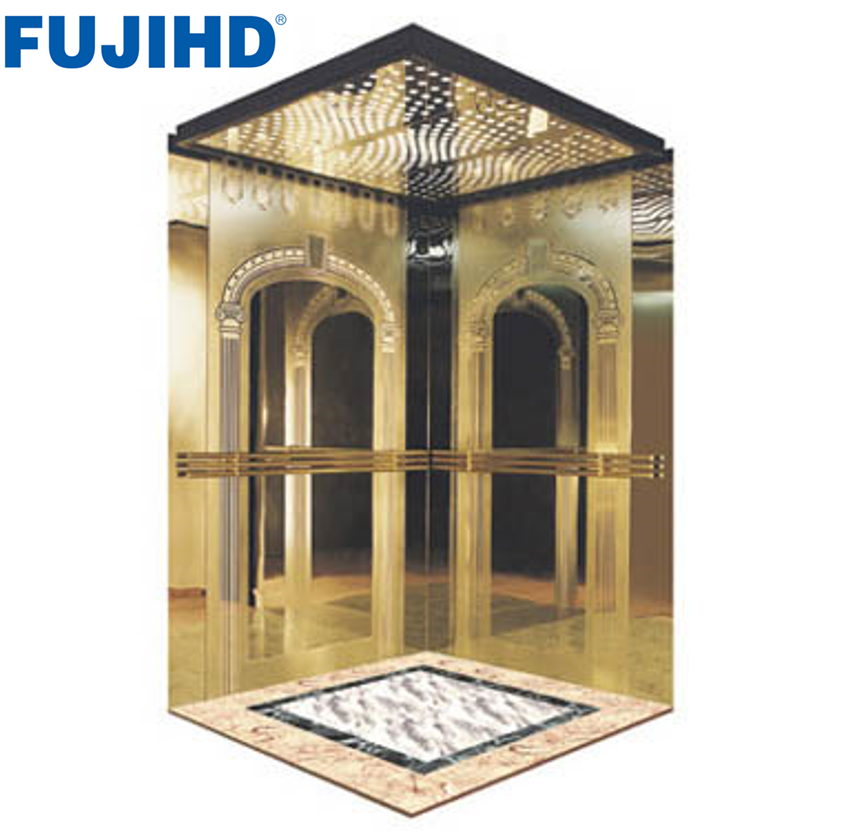 Лифт FUJIHD с уникальным дизайном, роскошное украшение, офисный пассажирский лифт для человека