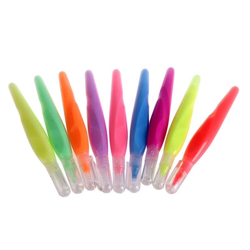 3D блеск краски pen set флуоресценции цвет