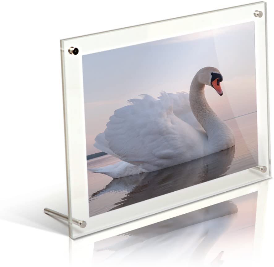 Supply Wall Mount A4 A5 Clear Panel Acrylic Floating Picture Photo Frames