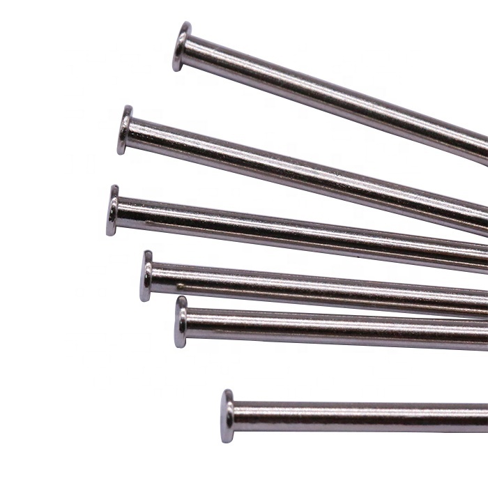 Free Sample Factory Price Custom Remaches 304 Stainless Steel Flat Head Semi Tubular Rivets for Fastening