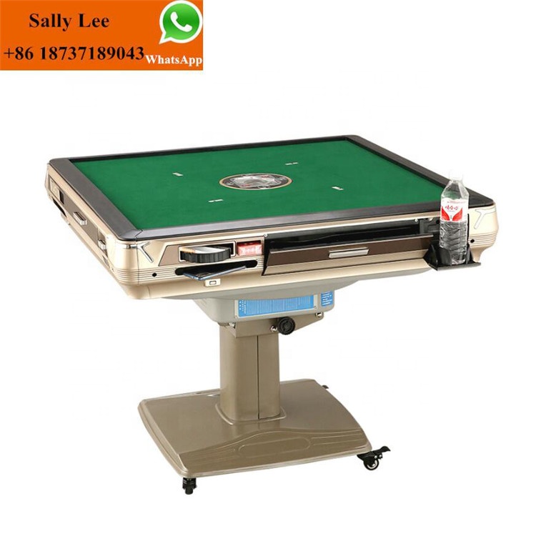 automatic roller coaster tiles model electric folding mahjong table machine