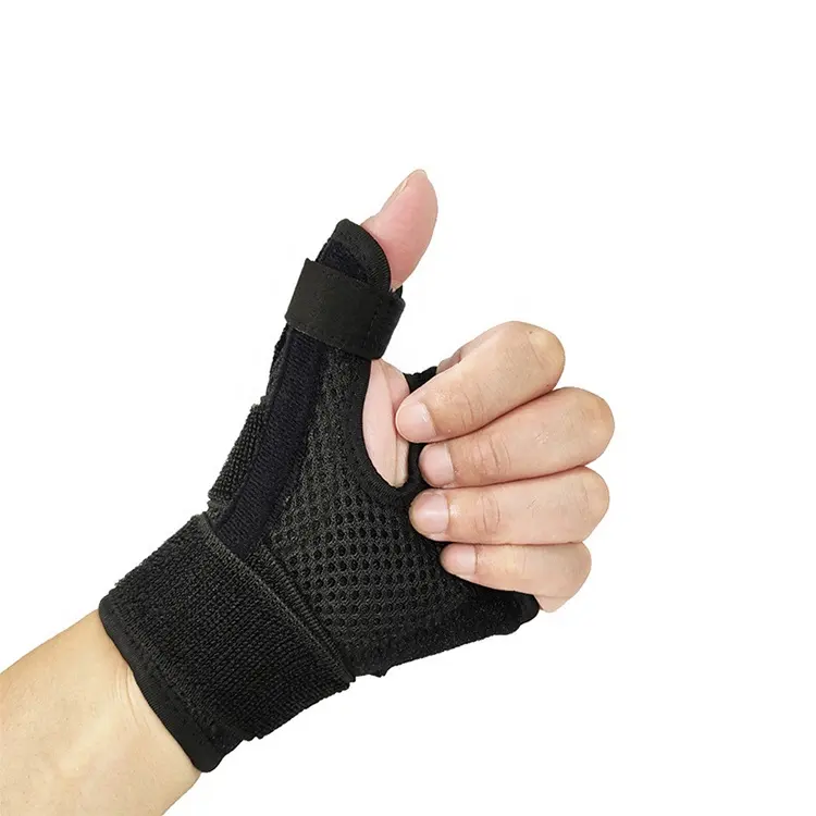 Factory direct sale new adjustable neoprene wrist support carpel thumb splint brace for pain sprains