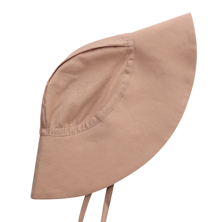 Amazon Hot Sale Baby Sun Hat Fashionable Baby Summer Spring Pure Cotton Linen Fabric Baby Sun Caps