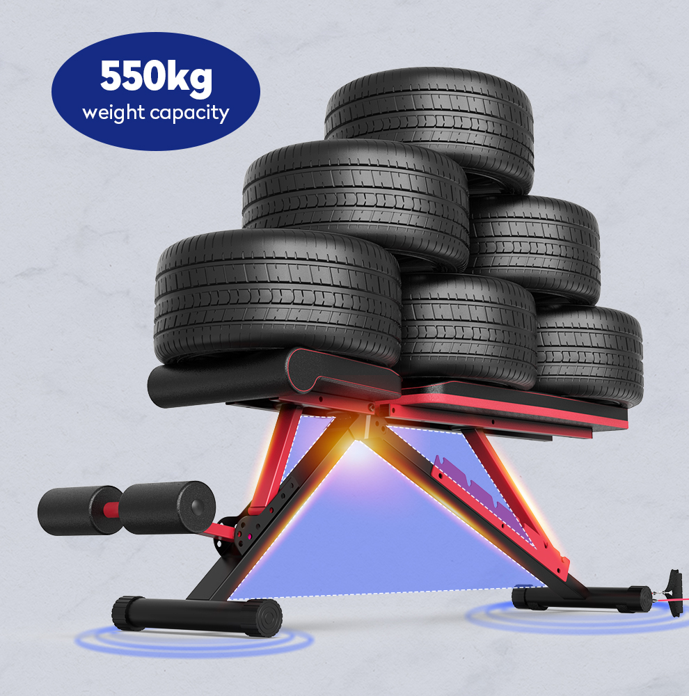 Складная Скамья для гантелей snode bd90 с регулируемой клавиатурой