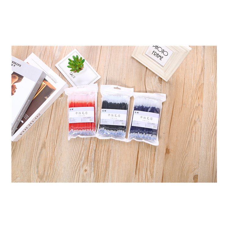 Professional manufacturer customized neutral refill portable neutral refill gel pen refills