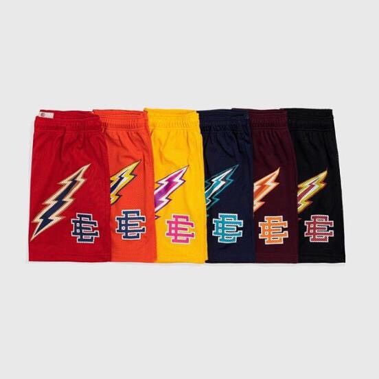 Eric Emanuel EE Basic Short NEW YORK CITY SKYLINE 2021 New Men's Shorts Fitness Exercise Shorts Breathable Mesh Shorts