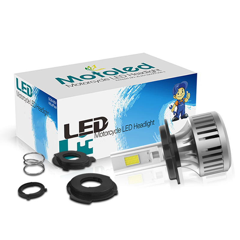 Горячая Распродажа 3 Lados emitiendo COB 4500LM Luz LED H4 Moto bombillo