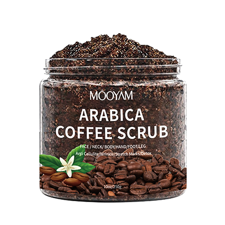 Скраб для лица от частного бренда Arabica, кофейный скраб для лица, отшелушивающий отбеливающий сглаживающий скраб для лица и тела
