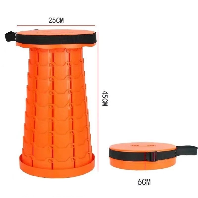 Colorful Collapsable Folding Stool rainbow Folding Extension Stool Outdoor Convenient Portable Telescopic Stool/