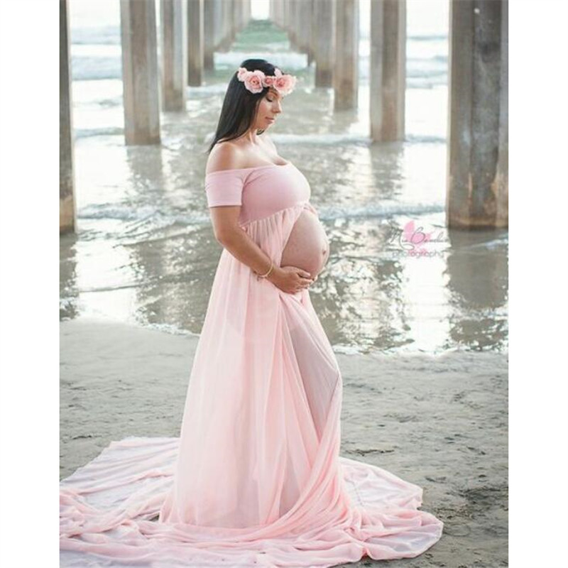 Wholesale maternity photo shoot dresses S-XL maternity dresses for photo shoot chiffon maternity clothing dresses