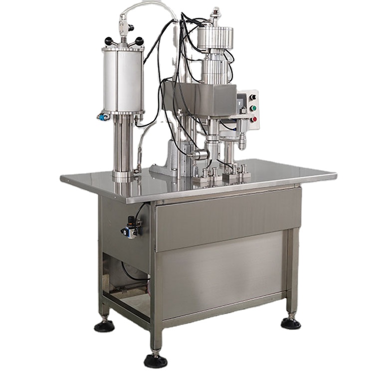 Semi Automatic Booster Pump Oxygen Aerosol Gas Spray Paint Cans Filling Machine
