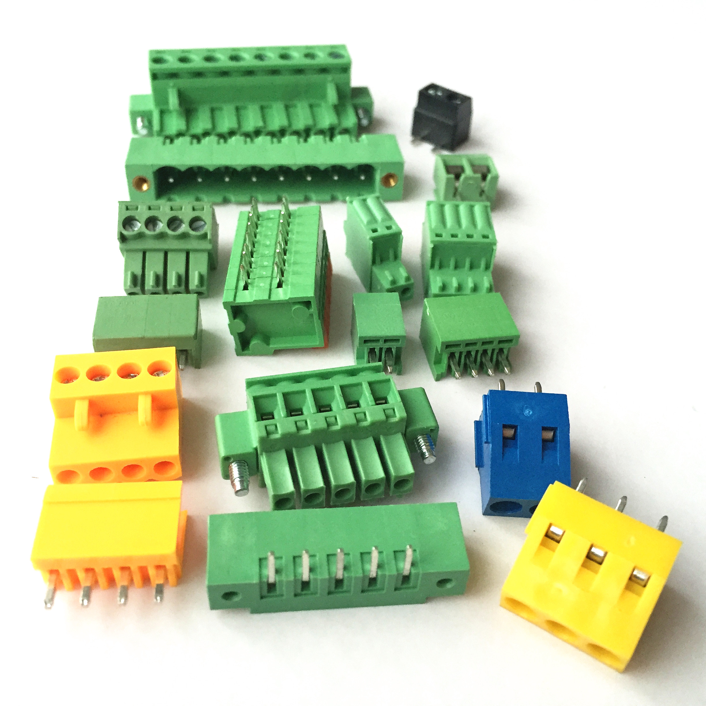 Клеммная колодка PCB, шаг 3, 4, 5, 6, 7, 8, 9, 10 способов соединения винтовой клеммной колодки PCB, 2,5 мм, 2,54 мм, 3,5 мм, 3,81 мм, 5 мм, 5,08 мм, ROHS