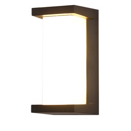 wholesale manufacturer LED 12W outdoor wall lighting aluminum material body PMMA glass