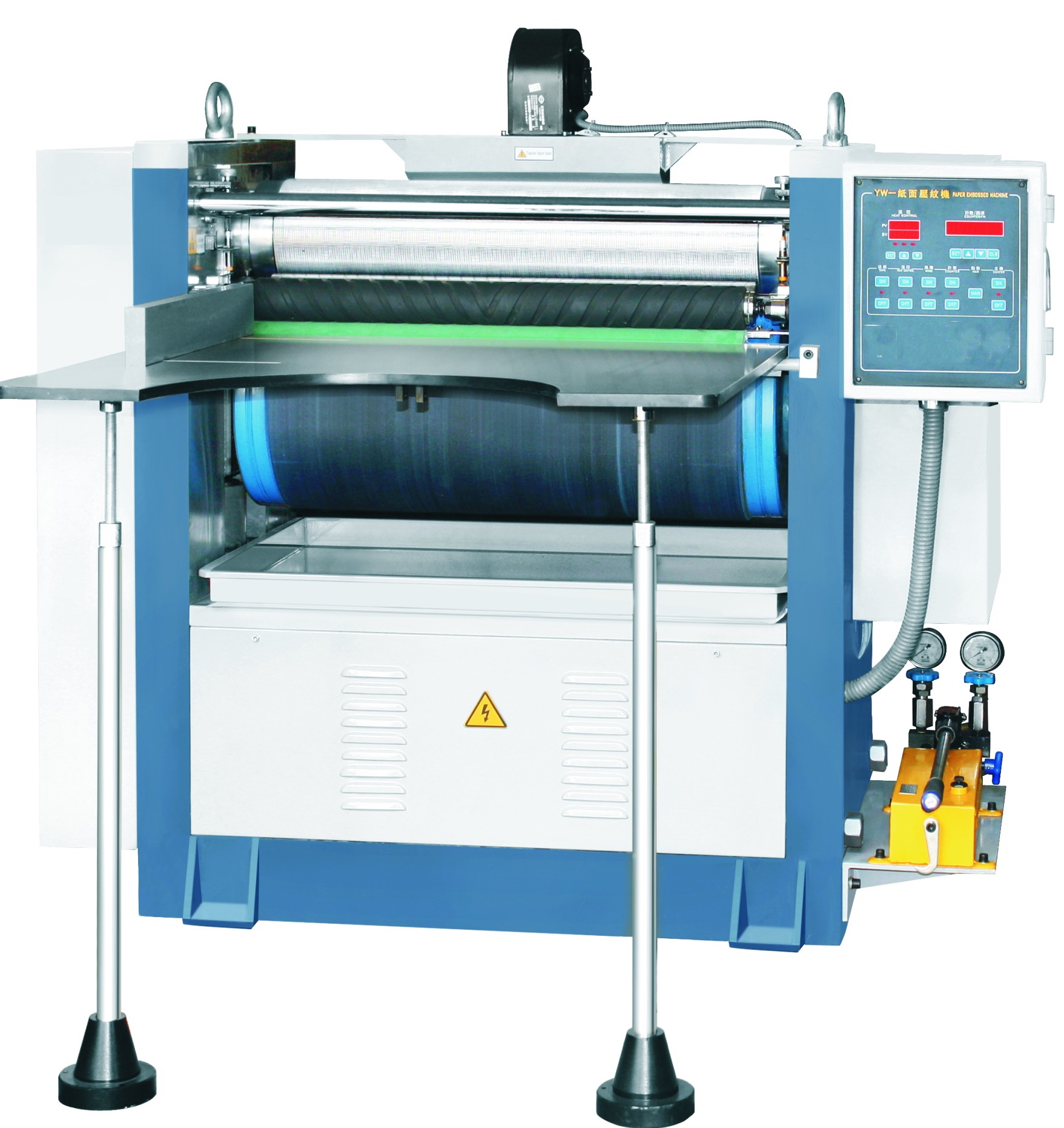 Hydraulic paper embossing machine and card embossing machine ZL1150