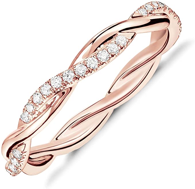 2021 Fashion Engagement Tarnish Resistant Cubic Zirconia Gold Plated Minimalist Rings 925 Sterling Silver Ring for Women