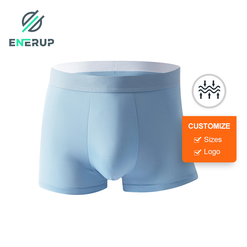 Enerup Men's Ice Silk Briefs Boxers For Men Men's Shorts underwear Briefs Lingerie Moisture Wicking