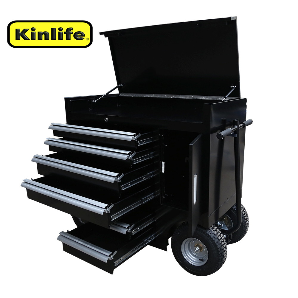 Mini Metal Mechanic Repairing Tools Cabinet Chest 6 Drawers Storage Roller Trolley Box