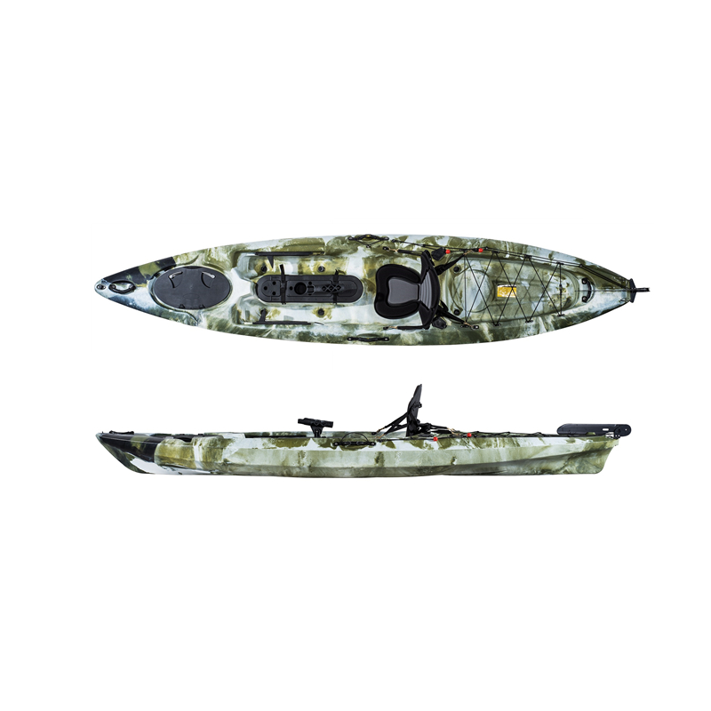 Cheap price China manufacturer plastic canoe kayak roto molded rowing boat