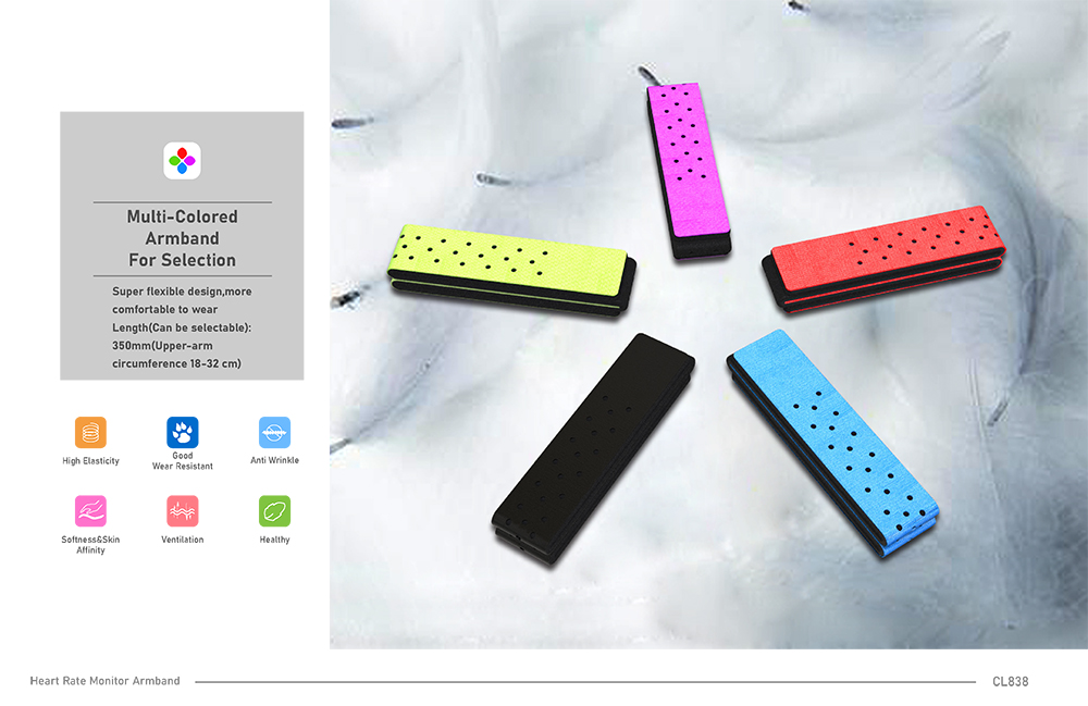 Chileaf newest style Heart Rate Monitor Armband Blue tooth ANT+ HRM arm strap Support API/SDK