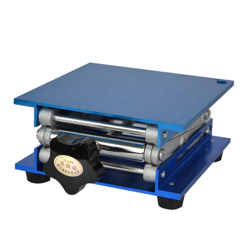 Hot selling miniature portable manual adjustable aluminum oxidation lifting platform beaker lifting rack for laboratory
