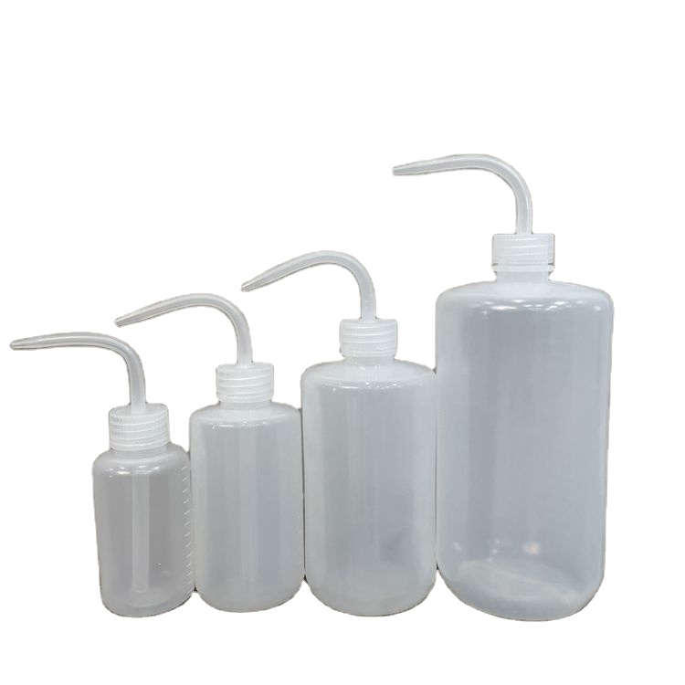 150 мл HDPE бутылка для химического брызговика, безопасная мойка, бутылка для промывания татуировок, мини бутылка для воды для лаборатории с этикетками для веса